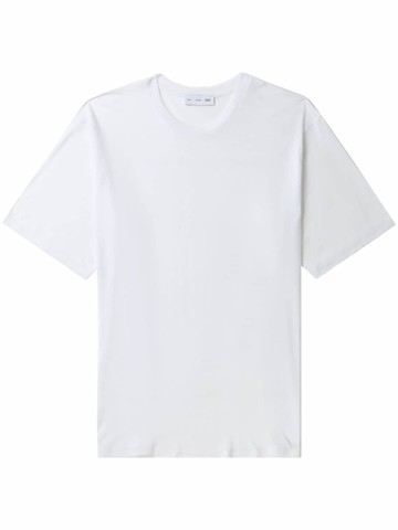 Post Archive Faction - logo-print lyocell T-shirt - men - Lyocell - S - White