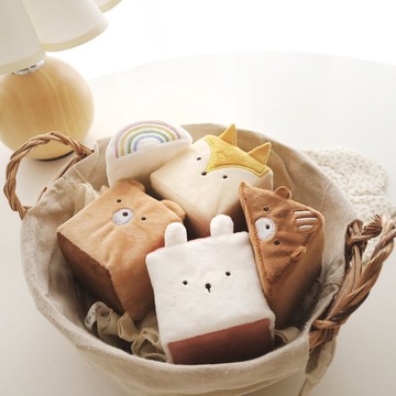 【日本amanoppo】可愛動物安撫布積木