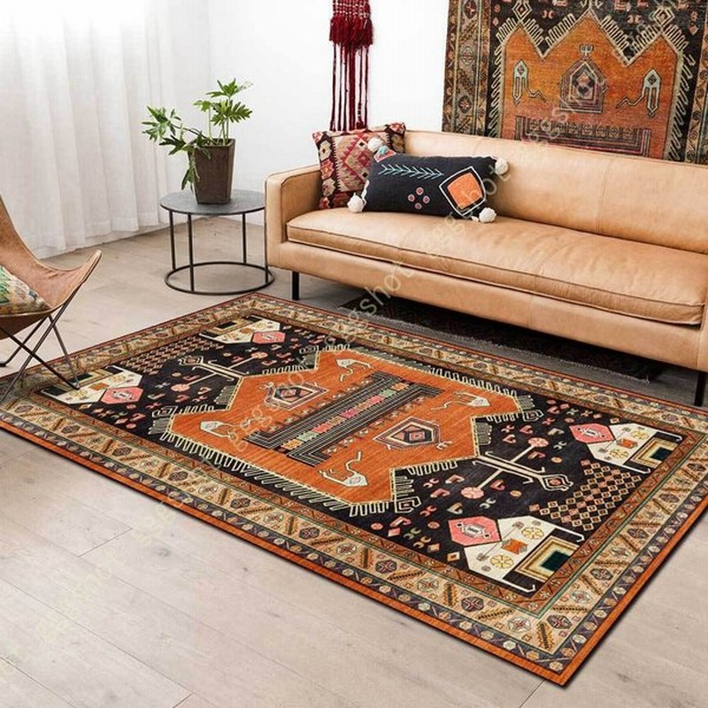 ラグ おしゃれ 小さめ カーペット 可愛い かわいい 韓国 インテリア オリエンタル ペルシャ絨毯風 室内マット 玄関 アンティーク ヴィンテージマット Sns映え 通販 Lineポイント最大get Lineショッピング