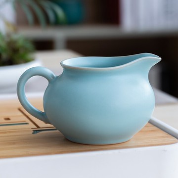 恬靜生活開片汝窯公道杯汝瓷大號分茶器陶瓷公杯茶海茶杯功夫茶具