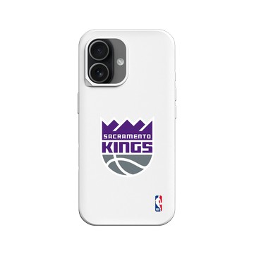 iPhone 17 SolidX 白 - NBA - Logo-沙加緬度國王 Sacramento Kings