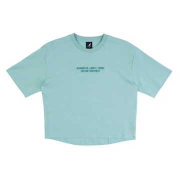 KANGOL 短T 淺綠 涼感 百搭 素色 短袖 上衣 女 6622101071