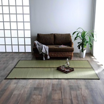 藺草地毯BeeGuDenim 128x200x0.6cm 藺草地毯BeeGu丹寧128x200海藍