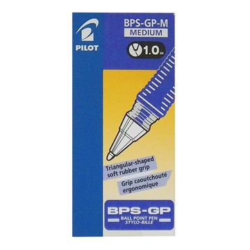 PILOT 百樂 舒寫筆 1.0 BPS-GP-M 藍色 12支  1盒