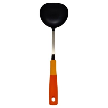 KAI 貝印 House 尼龍圓杓 手柄聚丙烯 金屬不鏽鋼  30.5 x 9.5 x 8  橘色 + 紅色 + 黑色 + 銀色  1支