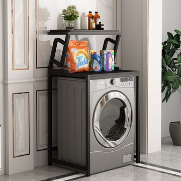 ??快速出貨 可開發票 f洗衣機架子陽臺落地架滾筒洗衣機置物架浴室防水架子翻蓋洗衣機