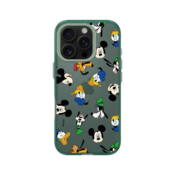 iPhone 16 Pro Clear 憂墨綠 - 迪士尼-米奇 Mickey - Sticker-米奇與他的朋友