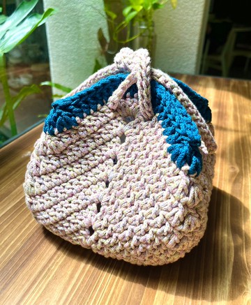 韓版手鉤4角縮口小包 彩虹色 可選色訂製