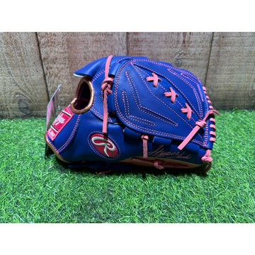 RAWLING GR6HTCA15W 湛藍/粉紅 棒球手套