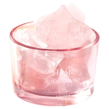 AHOYE 天然水晶擴香石  粉色海洋