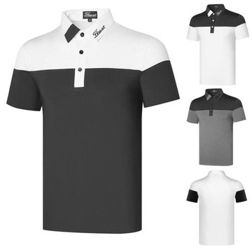 高爾夫服裝男裝短袖t恤速干透氣polo衫休閑球衣運動golf排汗上衣