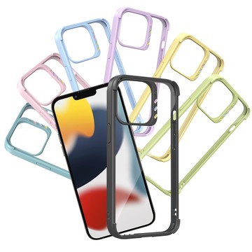 JTLEGEND for iPhone 13 Pro Max QCam軍規防摔保護殼附鏡頭防護圈