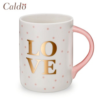 [ Caldo卡朵 ] 愛是一切粉系情人馬克杯 - 點點
