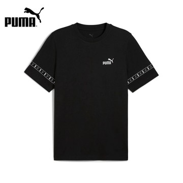 【PUMA】 基本系列Tape Layout短袖T恤(M)_男性_68826101__歐規｜官方直營