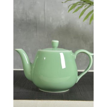 清倉特價 龍泉陶瓷大號天青茶壺青瓷家用泡茶器中式茶具單壺800m