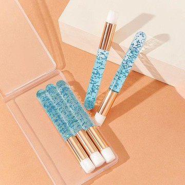 🥇隔日達出💎軟毛水晶杆洗臉刷清潔黑頭去粉刺潔面工具