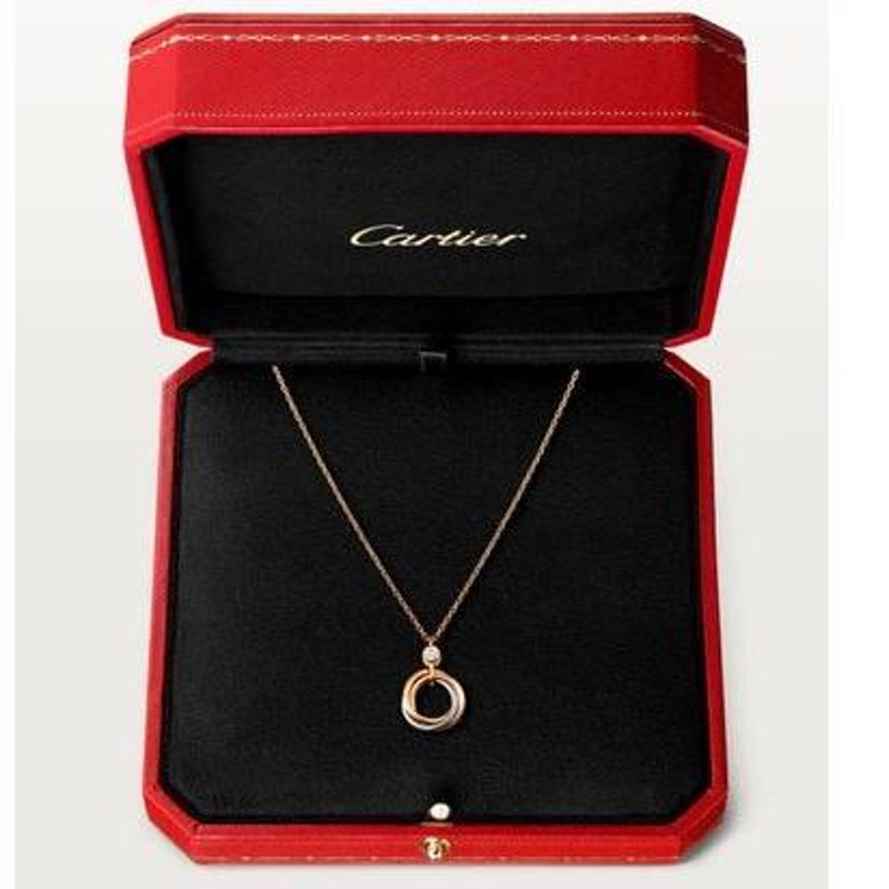 カルティエ CARTIER ネックレス プレゼント 正規ラッピング トリニティ ネックレス B7223500 ピンクゴールド チェーン K18  ネックレス | LINEブランドカタログ