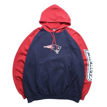 新英格蘭愛國者 美式足球帽T 古著帽tee 大學T