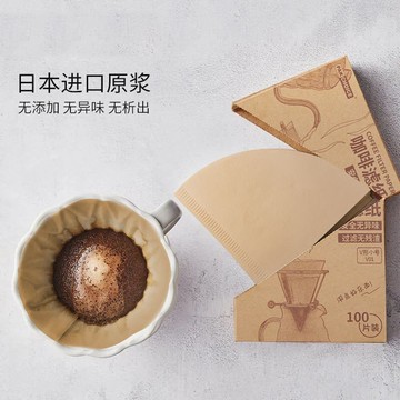 【材質無憂 免運】無漂白 咖啡濾紙 V60 扇形濾紙 錐形濾紙 錐狀濾紙 原色濾紙 濾紙 圓形濾紙 無異味 萃取濾紙