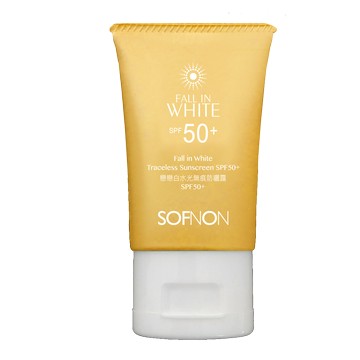 【SOFNON詩芙儂】戀戀白水光無痕防曬露SPF50+ 50ml