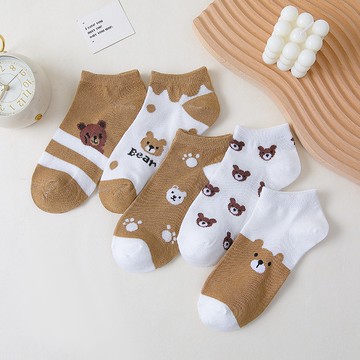 5雙套裝 女生可愛短襪 舒適百搭春夏船襪 性價比超高