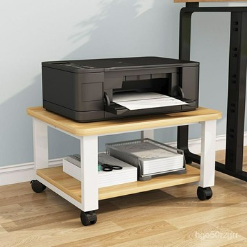 打印機置物架多層落地辦公室收納移動簡易移動架儲物架複印機架子
