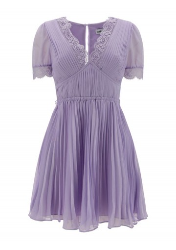 Self Portrait - Mini Dress - Womens - Purple