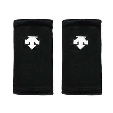 DESCENTE 少年用護肘-二入-台灣製 護具 迪桑特 DVB-8713JBT-BLK 黑白