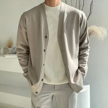 男外套 針織外套 小外套 素色毛衣 韓版男裝 秋冬外套 潮流 休閒 百搭  時尚