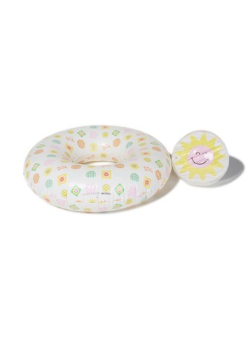 Sunnylife Kids - sun-print pool ring & ball set - kids - PVC - One Size - White
