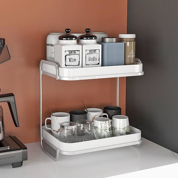 水杯架 瀝水杯架 茶杯架 茶盤托盤家用放茶杯放杯子架長方形瀝水盤茶具水杯接水收納置物架『ZW5309』