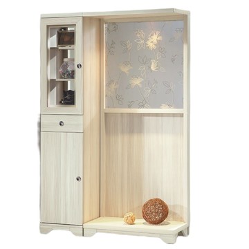 【MUNA 家居】溫士頓白雪杉色4尺雙面屏風櫃(另有胡桃色)白雪杉色