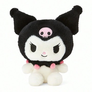 sanrio 三麗鷗 毛毛季同系列(好心情美乐蒂)sanrio正品  24cm  黑  1入