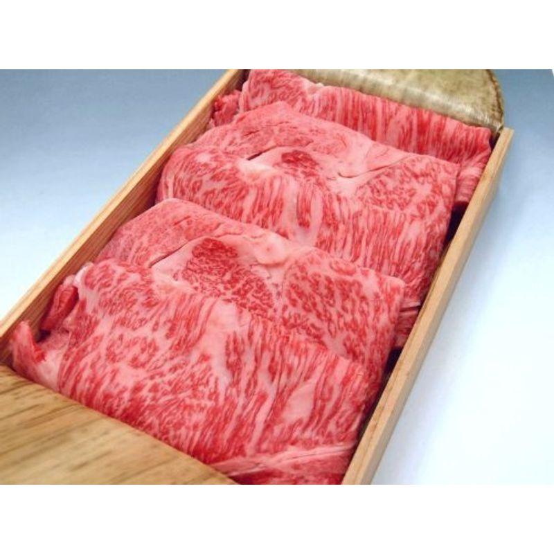 厳選 黒毛和牛 雌牛 限定 ギフト 用 特上牛 ロース すき焼き肉 500g 木箱詰め