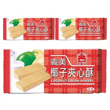 義美 夾心酥 椰奶  152g  3包