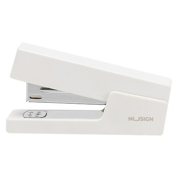 得力Deli NUSIGN幾何簡約釘書機/ENS084/3號/(24/6)/淨白