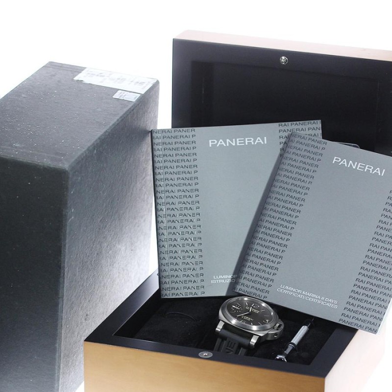 ☆良品 ☆箱・保証書付き【PANERAI】パネライ ルミノールマリーナ 8デイズ チタニオ PAM00564 手巻き メンズ_731713 |  LINEブランドカタログ