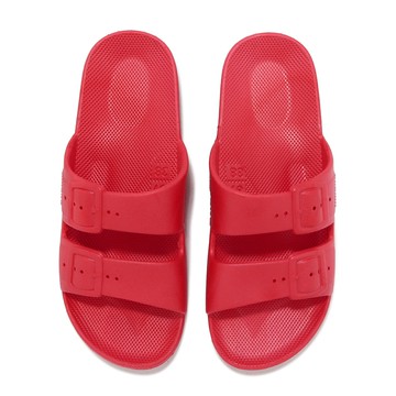 Freedom moses Freedom Moses 拖鞋 Two Band Slide 男女鞋 紅 富士亮紅 香香拖 戶外  FMFUJ