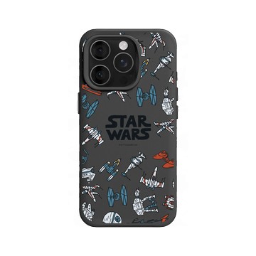 iPhone 16 Pro SolidX 黑 - 迪士尼-星際大戰 Star Wars - Spaceships-漫畫系列