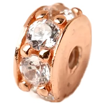 925純銀 色彩能量多彩點鑽串珠項鍊手鍊  無暇白色