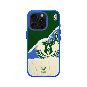 iPhone 16 Pro Clear 激光藍 - NBA - 熱血系列-密爾瓦基公鹿 Milwaukee Bucks - Sweat and Tears