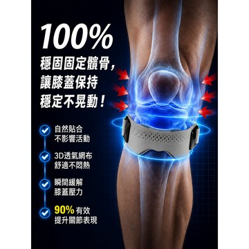 🔥台灣出貨✨雙層矽膠髕骨帶 專業髕骨帶 可調式減震髕骨帶 髕骨減震帶 運動護具 登山健行慢跑 髕骨加壓帶 透氣散熱