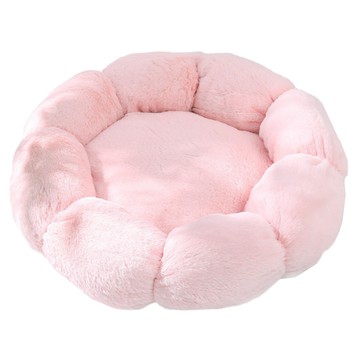 咕沛日常 花朵睡眠窩 貓咪狗狗通用  粉色  1個  50cm