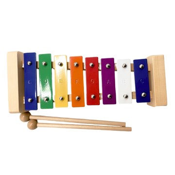 OPPA 奧福樂器 八音鐵琴組 附樂譜 + 束口袋  1組  8鍵  彩虹