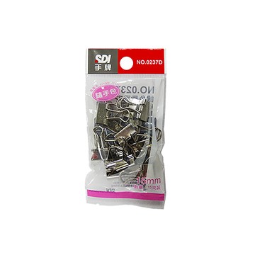 手牌SDI銀色長尾夾隨手包/0237D/15mm/15支/包