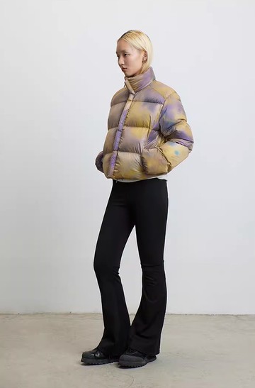 Sunset Glow Down Coat 噴霧染色短款羽絨服