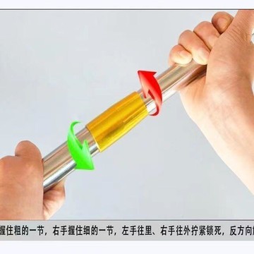 多功能3-10米不鏽鋼伸縮桿高空摘果摘香椿槐花杆地插防杆撈網杆