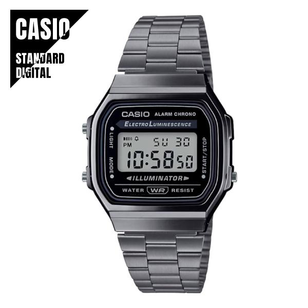 即納】CASIO カシオ スタンダード デジタル メタルバンド