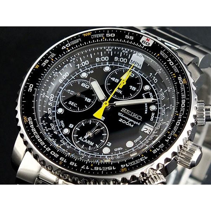 セイコー SEIKO 腕時計 クロノグラフ アラーム SNA411P1 | LINE