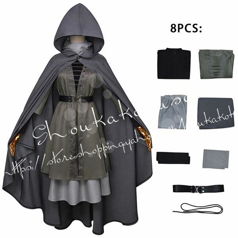 風 エルデンリング 風 ELDEN RING Melina コスプレ衣装ウィッグ 風 エルデンリング 風 ELDEN RING Melina コスプレ衣装ウィッグ